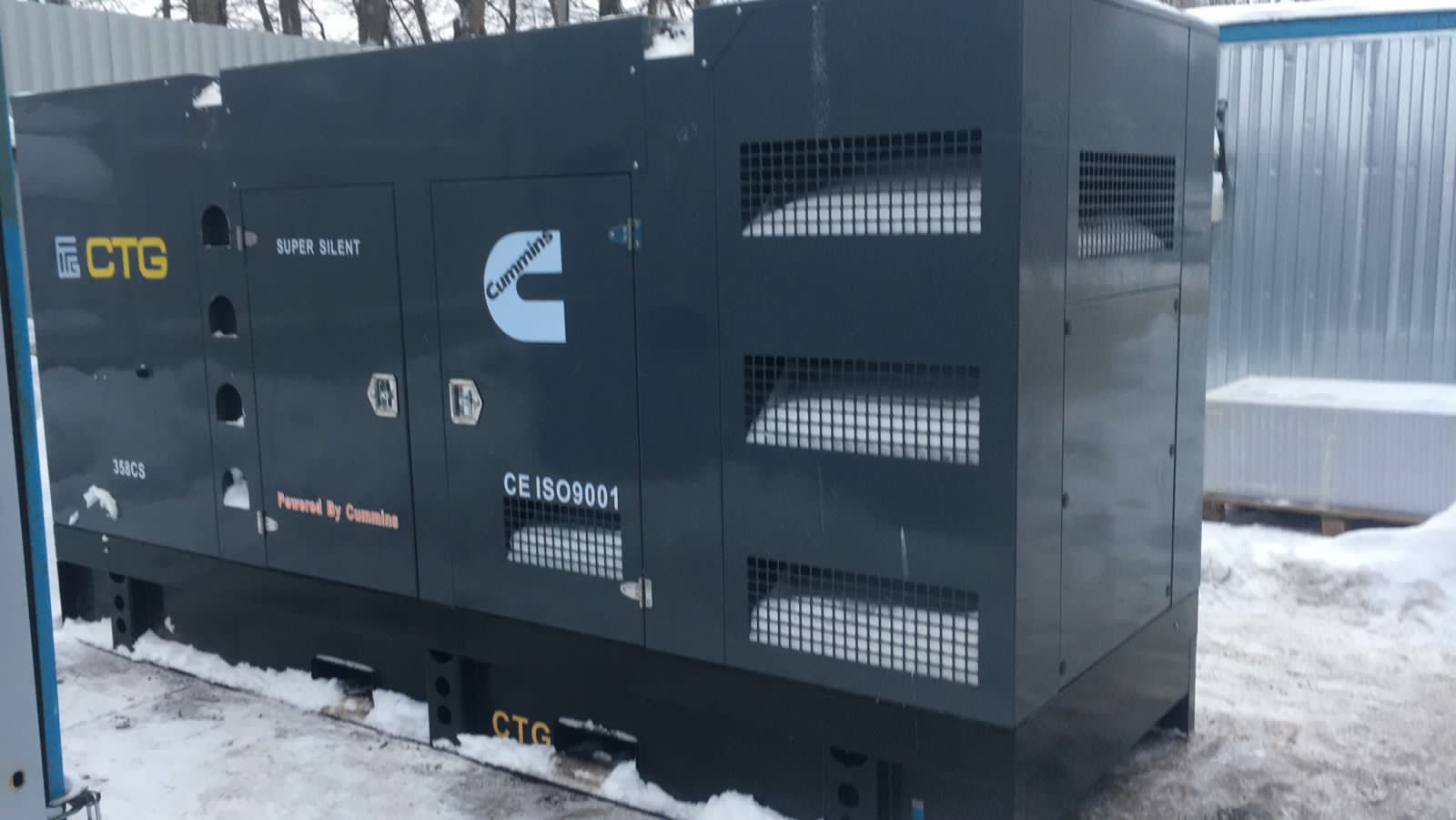 Поставка дизельного генератора CTG 358CS для нового склада транспортной компании ООО Транзит